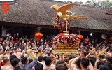 Tưng bừng trẩy hội rước pháo Đồng Kỵ - Bắc Ninh